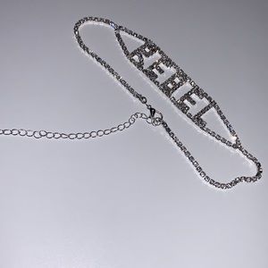 Rhinestone choker